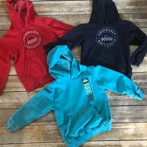 3 boys quicksilver hoodies